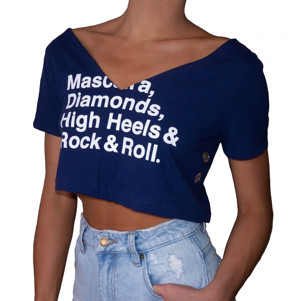 Reworked Heels & Rock & Rock Graphic Tshirt M/L